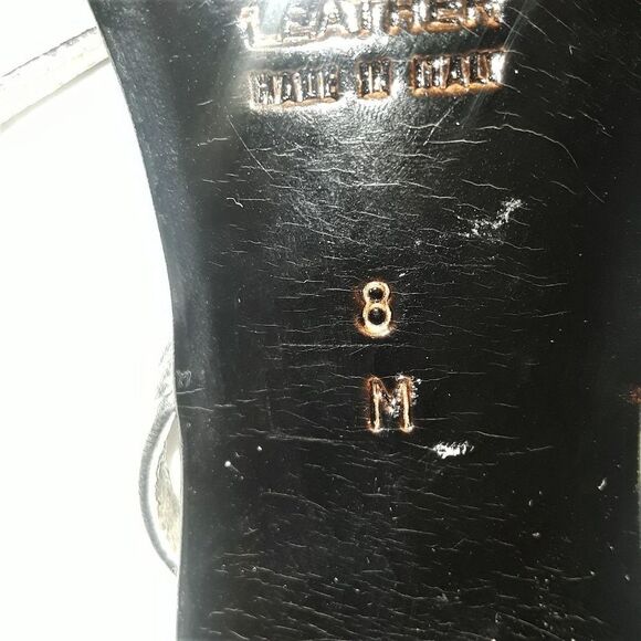 Vintage Yves Saint Laurent Grey Mesh Heels - Picture 3 of 7